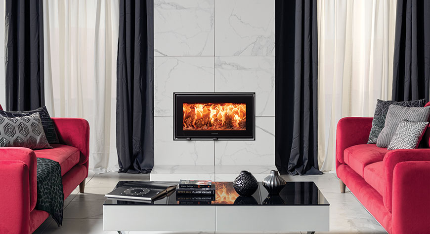 Studio Air 1 Edge with White Decorative Trim and optional reverse door hanging kit