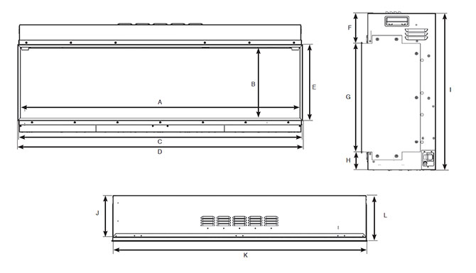 eReflex 150RW Dimensions